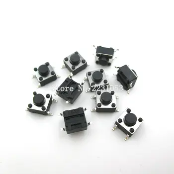 100PCS/Lot 6x6x5mm 6*6*5mm Chip SMD Button Plastic Head Tact Switch Push Bottun Switch 4 Pin Switch
100PCS/Lot 6x6x5mm 6*6*5mm Chip SMD Button Plastic Head Tact Switch Push Bottun Switch 4 Pin Switch