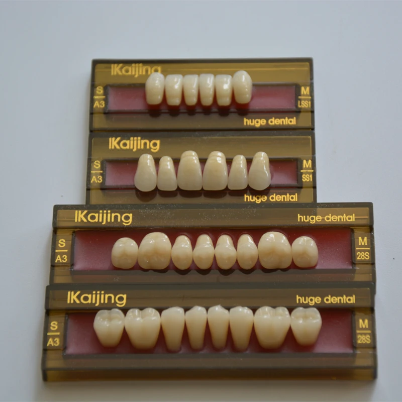 2 boxes Dentadura dentier false teeth resin tooth Dental Materials Dentures Color Tooth 4 layers color resistance Practice teeth
2 boxes Dentadura dentier false teeth resin tooth Dental Materials Dentures Color Tooth 4 layers color resistance Practice teeth
