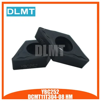10PCS YBC252 DCMT11T304-08 HM Internal Turning Tools Carbide insert CVD turning insert
10PCS YBC252 DCMT11T304-08 HM Internal Turning Tools Carbide insert CVD turning insert