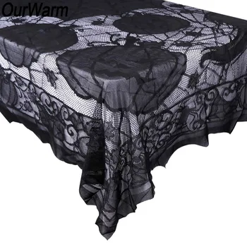 OurWarm 60x80inch Halloween Decoration Rectangular Table Cloth Lace Knitted Spider Web Tablecloth Fireplace Mantle Party Supply
OurWarm 60x80inch Halloween Decoration Rectangular Table Cloth Lace Knitted Spider Web Tablecloth Fireplace Mantle Party Supply