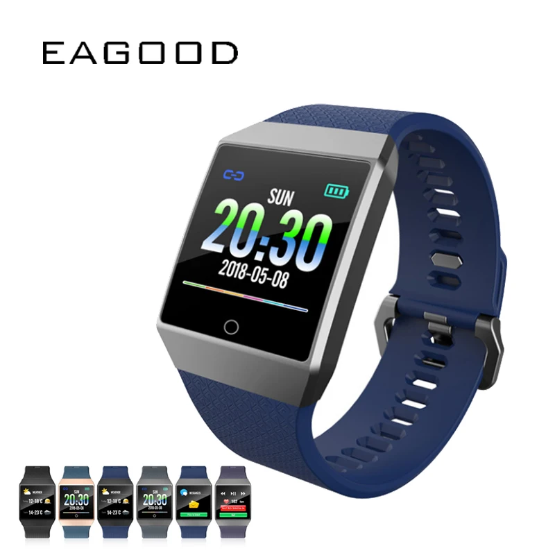 EAGOOD новинка 2019 Смарт-часы GPS спортивный трек пульсометр кровяное давление