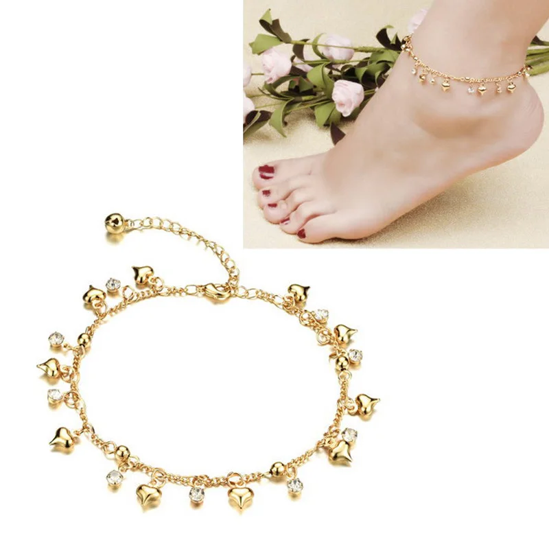 Bells With Crystal Charm Multilayer Foot Bracelet Titanium Stainless Leg Chain Women Wedding Barefoot Sandals Beach Foot Jewelry
Bells With Crystal Charm Multilayer Foot Bracelet Titanium Stainless Leg Chain Women Wedding Barefoot Sandals Beach Foot Jewelry
