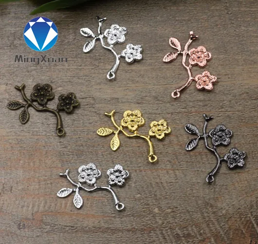 MINGXUAN 50pcs/lot 29MM Silver Plated Flower Leaf Charms DIY Vintage Fashion Necklace Pendant Charms Wholesale Brass Material
MINGXUAN 50pcs/lot 29MM Silver Plated Flower Leaf Charms DIY Vintage Fashion Necklace Pendant Charms Wholesale Brass Material