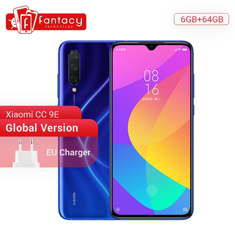 Global Version Xiaomi Mi CC9E 6GB 64GB Smartphone Snapdragon 665 Octa Core 6.088"AMOLED 48MP Triple Camera 32MP Front Camera
Global Version Xiaomi Mi CC9E 6GB 64GB Smartphone Snapdragon 665 Octa Core 6.088"AMOLED 48MP Triple Camera 32MP Front Camera