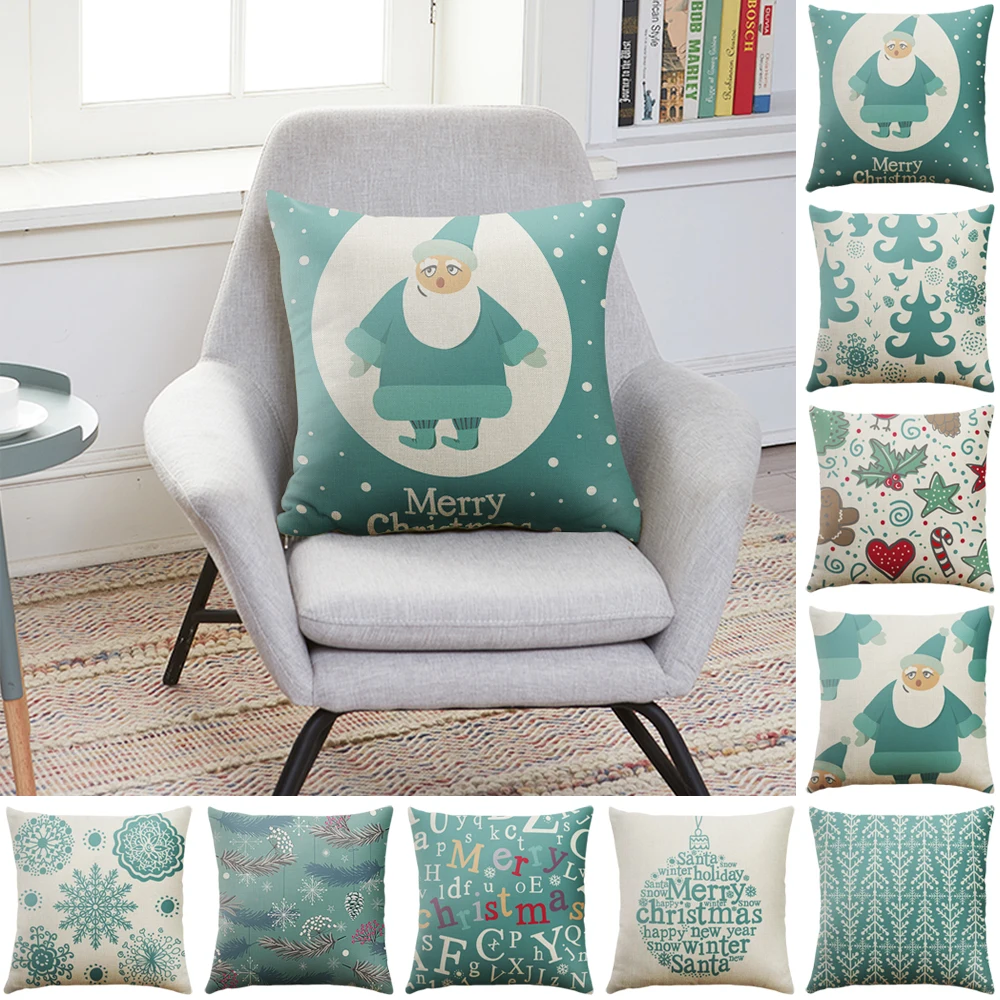 Juneiour Christmas Series Cotton Linen Throw Pillowcase Home Sofa Soft Vintage Geometric Flower Cushion Cover 45*45cm
Juneiour Christmas Series Cotton Linen Throw Pillowcase Home Sofa Soft Vintage Geometric Flower Cushion Cover 45*45cm