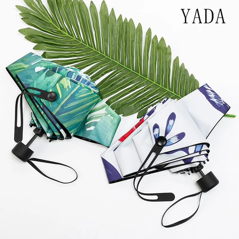 YADA New Green Leaf&Flower Light Mini Umbrella Rainy Five Pocket Fold Umbrella For Women Men Anti-UV Waterproof Umbrellas YD167
YADA New Green Leaf&Flower Light Mini Umbrella Rainy Five Pocket Fold Umbrella For Women Men Anti-UV Waterproof Umbrellas YD167