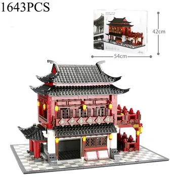 China Ancient Hotel Building Blocks Construction Brick Diy Toys Compatibie With Lepining Children Birthday Gift
China Ancient Hotel Building Blocks Construction Brick Diy Toys Compatibie With Lepining Children Birthday Gift