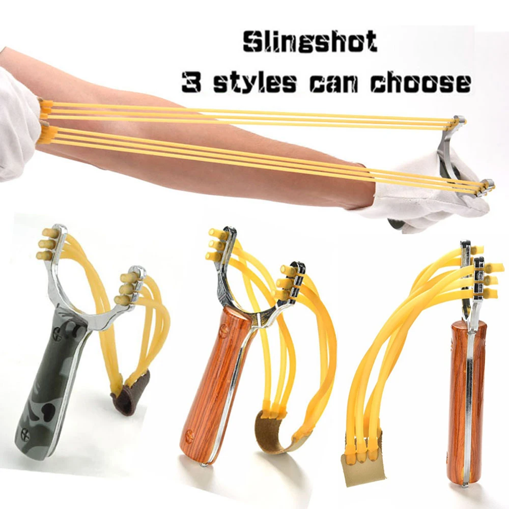 Professional Powerful Sling Shot Aluminium Alloy Hunting Slingshot Catapult Camouflage Outdoor Game Playing Tools
Professional Powerful Sling Shot Aluminium Alloy Hunting Slingshot Catapult Camouflage Outdoor Game Playing Tools