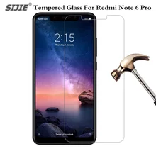 Vidro temperado Para Protetor de Tela Xiaomi Redmi Nota 6 pro Versão Global Redmi note6pro 4 GB 64 GB Snapdragon 636 protetora(China)