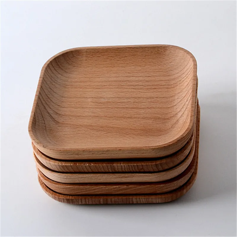 12.8*12.8cm Square Wooden Tray Dinner Plate Food Dessert Tea Coffee Plates Storage Trays
12.8*12.8cm Square Wooden Tray Dinner Plate Food Dessert Tea Coffee Plates Storage Trays
