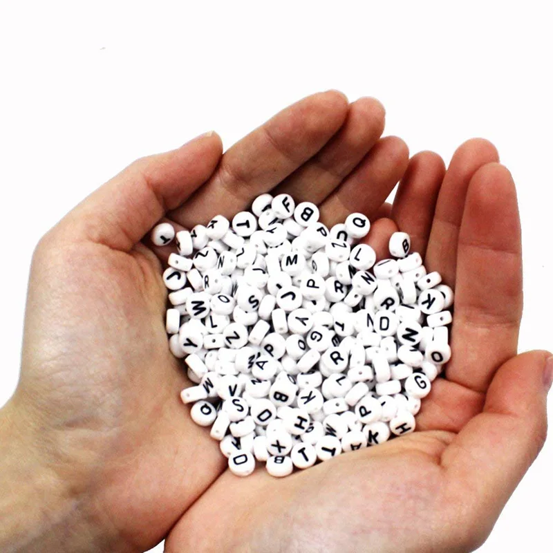 400pcs White Alphabet Letter Round Beads Acrylic DIY Jewellery Making Accessories QP2
400pcs White Alphabet Letter Round Beads Acrylic DIY Jewellery Making Accessories QP2