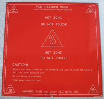 3D printer accessory PCB heatbed MK2a 214*214*1.6mm reprap Mendel top quality free shipping
3D printer accessory PCB heatbed MK2a 214*214*1.6mm reprap Mendel top quality free shipping