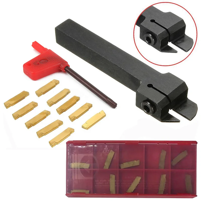 1 Set Holder Boring Bar with 10pcs MGMN200-G Inserts Wrench for Lathe Turning Tools SKD88
1 Set Holder Boring Bar with 10pcs MGMN200-G Inserts Wrench for Lathe Turning Tools SKD88
