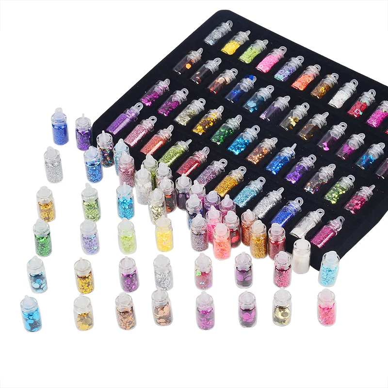 2019 Rushed Nail Glitter Powder New 48 Bottles/set Mini Colorful Sequins Series Nail Beads Acrylic Uv Gel Rhinestone Decoration
2019 Rushed Nail Glitter Powder New 48 Bottles/set Mini Colorful Sequins Series Nail Beads Acrylic Uv Gel Rhinestone Decoration