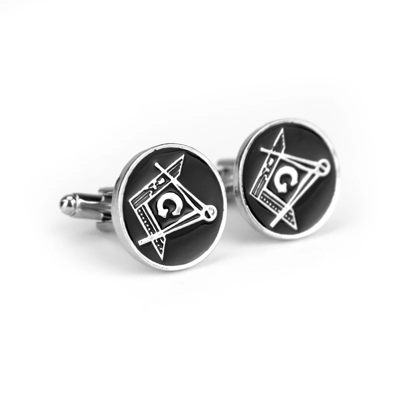 Masonic Cufflinks Charm Mason All Seeing Eye Round Square Black Enamel Alloy Cuff Links Men Fashion Brand Cuff Button Statement
Masonic Cufflinks Charm Mason All Seeing Eye Round Square Black Enamel Alloy Cuff Links Men Fashion Brand Cuff Button Statement