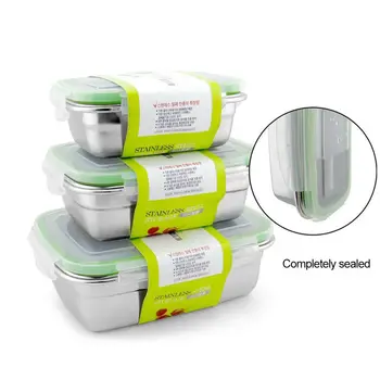 Stainless Steel Thermal Insulated Lunch Box Food Container Sealed Crisper Storage Lunch Box Bowls With Lids 
Stainless Steel Thermal Insulated Lunch Box Food Container Sealed Crisper Storage Lunch Box Bowls With Lids