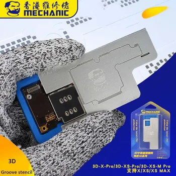 MECHANIC 3D BGA Reballing Stencil Kit for iPhone X/XS/MAX Motherboard Middle Layer Planting Tin Template Plate Soldering Net 
MECHANIC 3D BGA Reballing Stencil Kit for iPhone X/XS/MAX Motherboard Middle Layer Planting Tin Template Plate Soldering Net
