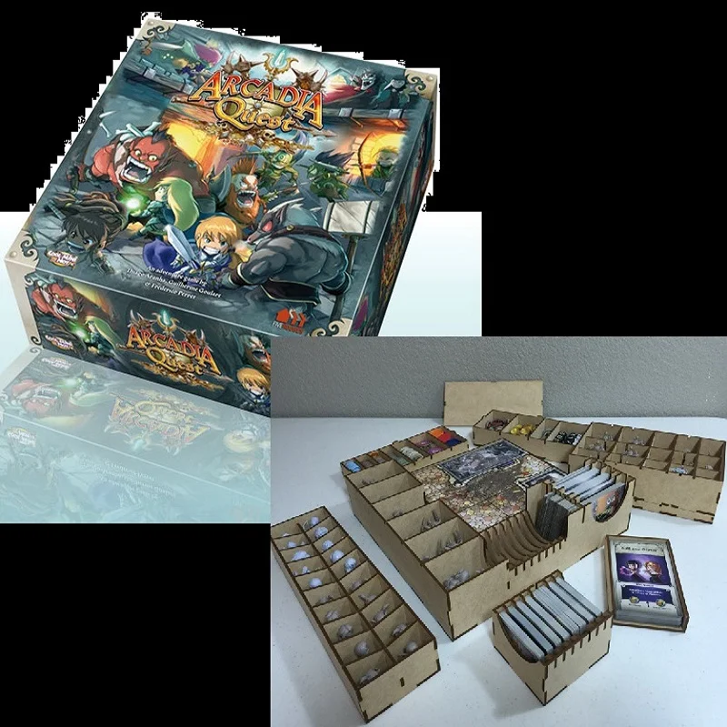 Arcadia Quest Card Game Storage Box Organizer For Wooden Receiving Compact Case The Broken Token Box Stand Size
Arcadia Quest Card Game Storage Box Organizer For Wooden Receiving Compact Case The Broken Token Box Stand Size