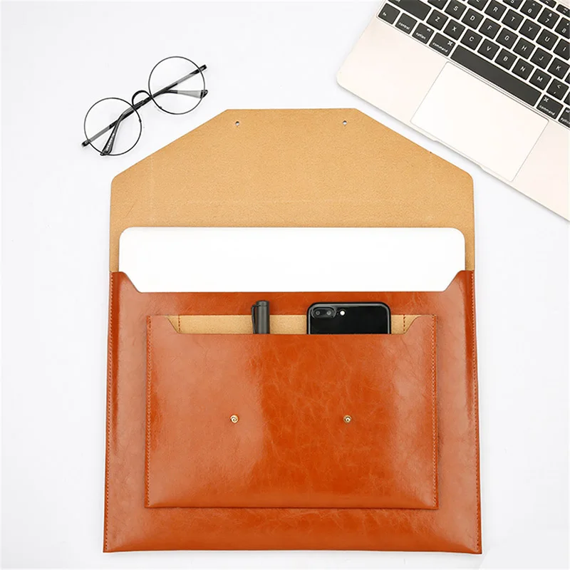11 13 inch Sleeve Case Leather Laptop Bag For Macbook Air 11.6'' Pro 13.3'' Universal Notebook Pouch Cover Portable Hand Bag
11 13 inch Sleeve Case Leather Laptop Bag For Macbook Air 11.6'' Pro 13.3'' Universal Notebook Pouch Cover Portable Hand Bag