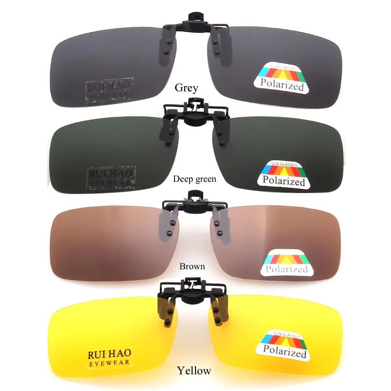 RUI HAO EYEWEAR Brand Small Sunglasses Clip on Polarized Sun Glasses Driving Eyeglasses Grey Brown Yellow Clip on Sunglasses
RUI HAO EYEWEAR Brand Small Sunglasses Clip on Polarized Sun Glasses Driving Eyeglasses Grey Brown Yellow Clip on Sunglasses