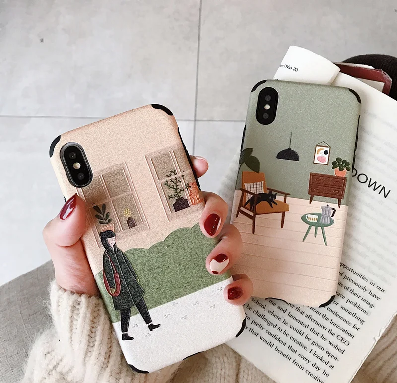 For Small fresh girl XS Max/XR Apple X mobile phone case iPhoneX/6s/7p/8Plus all-inclusive relief
For Small fresh girl XS Max/XR Apple X mobile phone case iPhoneX/6s/7p/8Plus all-inclusive relief