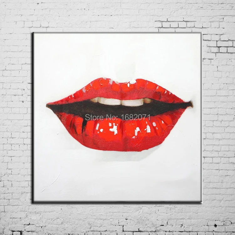 Skills Artist Pure Hand Painted High Quality Modern Decorative Lip Painting For Wall Decor Sexy Red Lip Oil Painting Decoration
Skills Artist Pure Hand Painted High Quality Modern Decorative Lip Painting For Wall Decor Sexy Red Lip Oil Painting Decoration