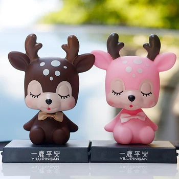 Phone Holder Cute Decoration Shaking Head Deer Doll Bracket Automobile Interior Dashboard Bobblehead Toy Lovely Auto Accessories
Phone Holder Cute Decoration Shaking Head Deer Doll Bracket Automobile Interior Dashboard Bobblehead Toy Lovely Auto Accessories