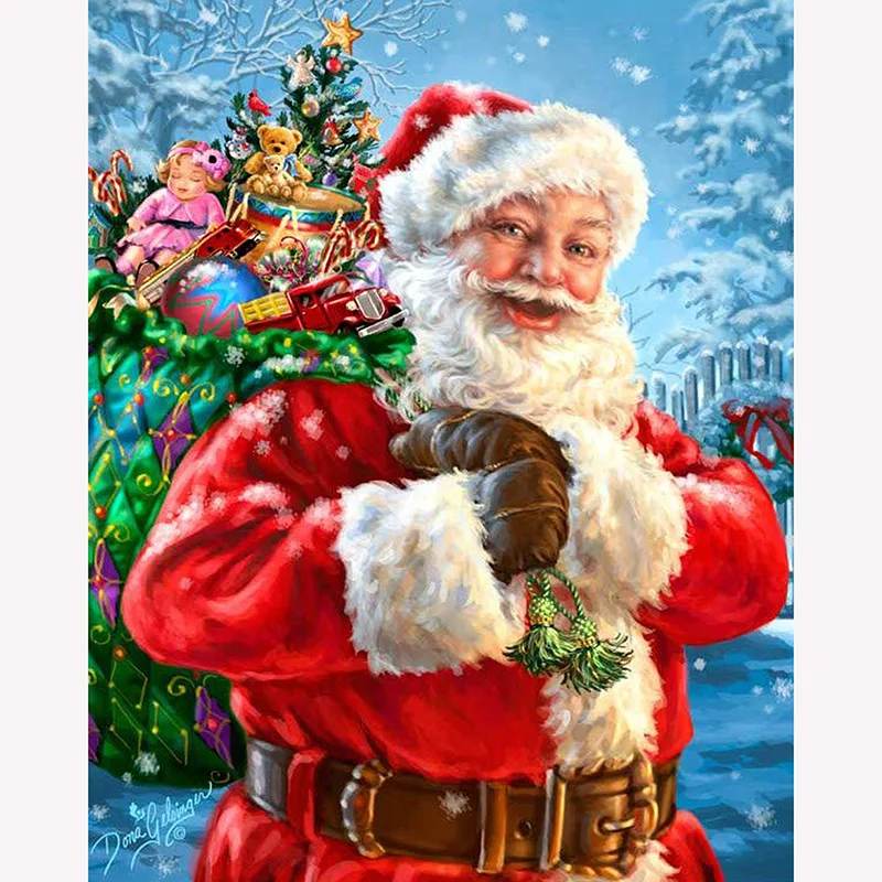 5D DIY Diamond Embroidery Santa Claus Cross Stitch Full Diamond Scenery diamond painting rhinestones Christmas gift
5D DIY Diamond Embroidery Santa Claus Cross Stitch Full Diamond Scenery diamond painting rhinestones Christmas gift