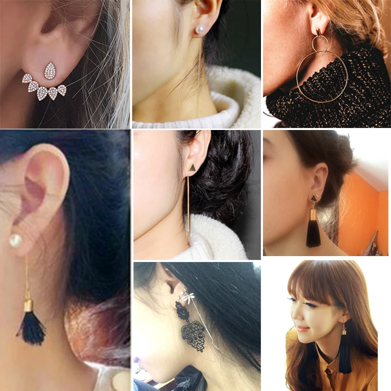 black vintage tassel earrings long earring big earrings fashion earrings Best Gift
black vintage tassel earrings long earring big earrings fashion earrings Best Gift