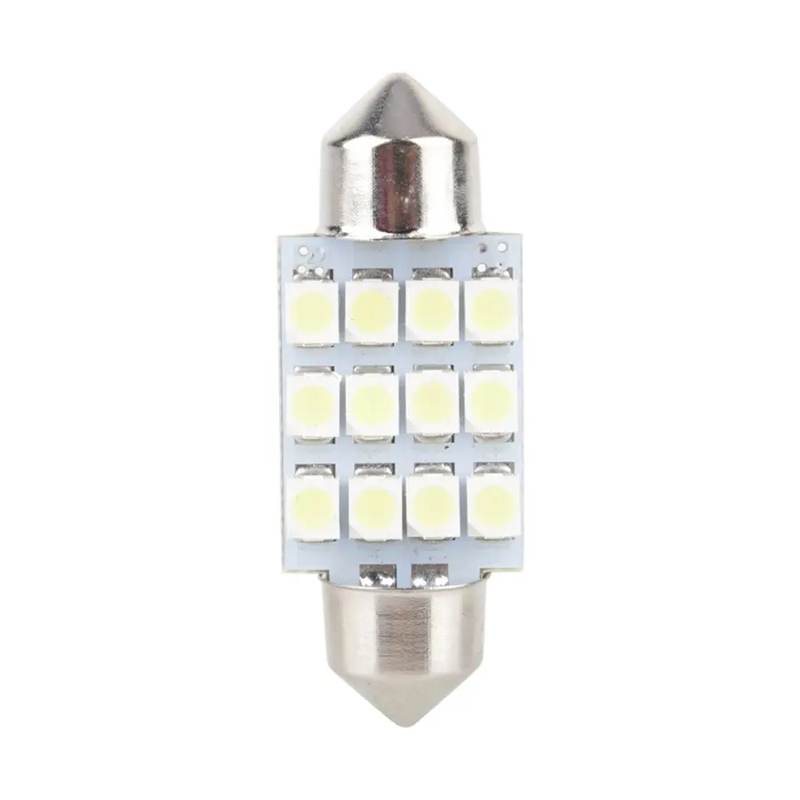 Cold White LED Car Auto Bulb 31mm Festoon 12 SMD Dome Map Interior Reading Light Lamp LED DE 3175
Cold White LED Car Auto Bulb 31mm Festoon 12 SMD Dome Map Interior Reading Light Lamp LED DE 3175
