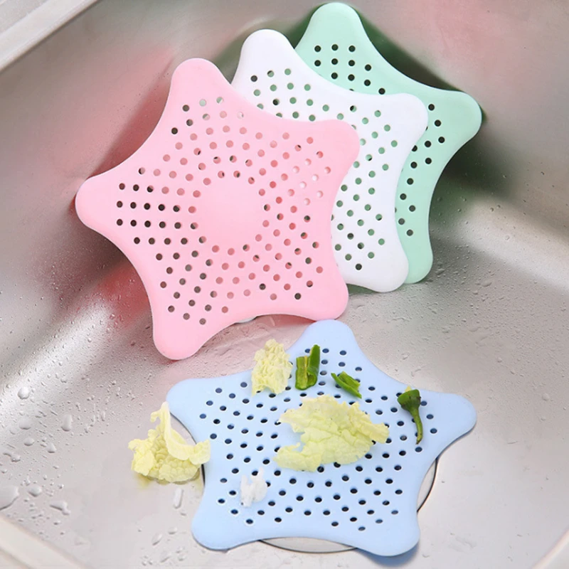 Sewer Filter Hair Anti-Blocking Sink Drain Filter Creative Silicone Star Starfish Pattern Kitchen Bathroom Accessories Gadgets
Sewer Filter Hair Anti-Blocking Sink Drain Filter Creative Silicone Star Starfish Pattern Kitchen Bathroom Accessories Gadgets