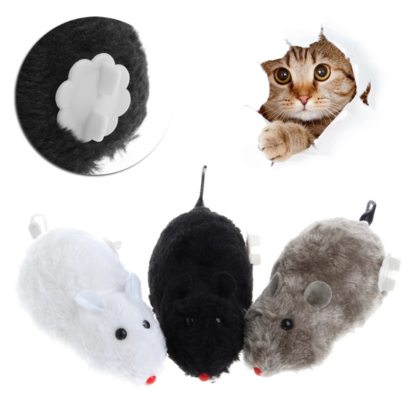 1PC Clockwork Wind Funny Running Mouse Rat Move Tail Cat Kitten Prank Toy Gift -W2 10
1PC Clockwork Wind Funny Running Mouse Rat Move Tail Cat Kitten Prank Toy Gift -W2 10