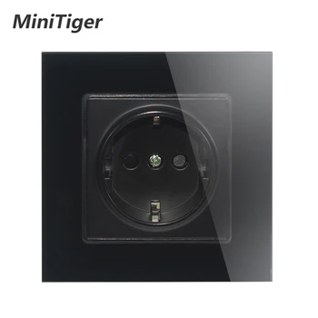 MiniTiger Wall Crystal Glass Panel Power Socket Plug Grounded, 16A EU Standard Electrical Outlet 86mm * 86mm
MiniTiger Wall Crystal Glass Panel Power Socket Plug Grounded, 16A EU Standard Electrical Outlet 86mm * 86mm