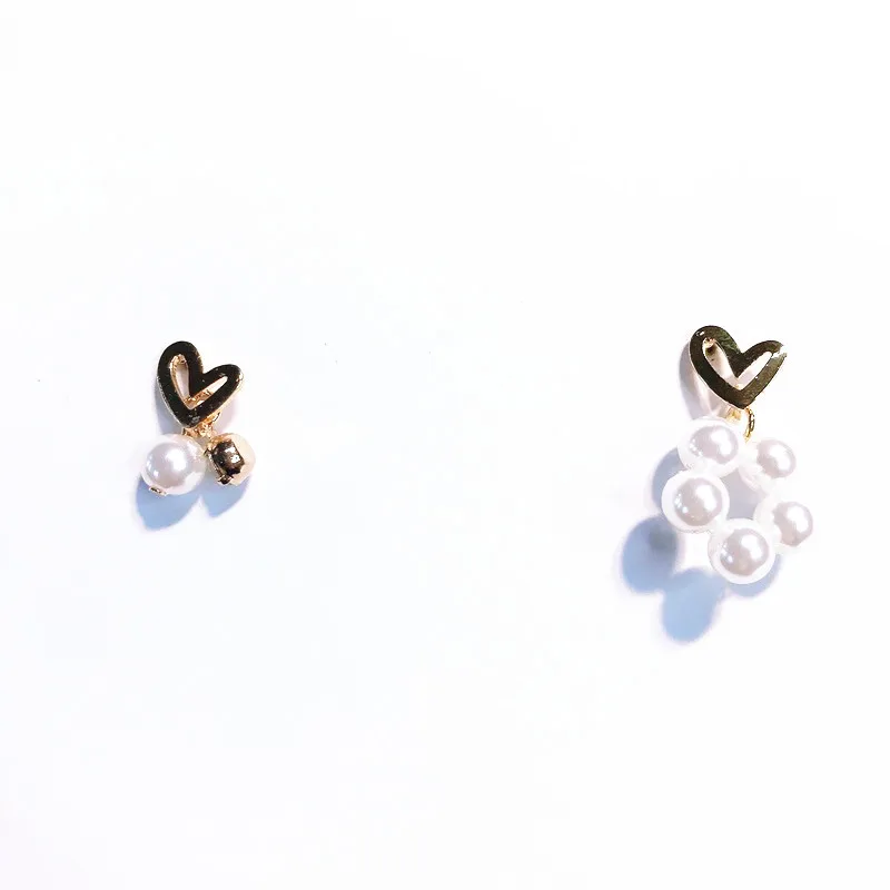 New Korea Fashion Lovely Natural Fresh Water Pearl Dangle Earrings Heart Shaped Asymmetry Women Drop Earrings Jewelry
New Korea Fashion Lovely Natural Fresh Water Pearl Dangle Earrings Heart Shaped Asymmetry Women Drop Earrings Jewelry