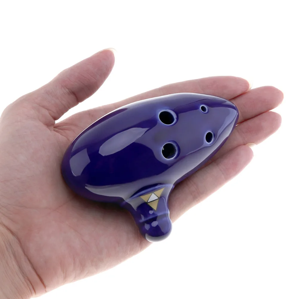 Professional 6 Holes Ocarina Flute Ceramic Alto Tone C Flute Blue Musical Instrument
Professional 6 Holes Ocarina Flute Ceramic Alto Tone C Flute Blue Musical Instrument