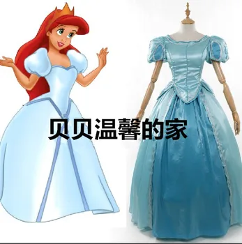 The Little Mermaid Ariel Princess Blue Fancy Dress Cosplay Costume For Adult Women Halloween Custom Made
The Little Mermaid Ariel Princess Blue Fancy Dress Cosplay Costume For Adult Women Halloween Custom Made