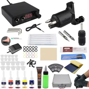 Kissure tattoo kit tattoo machine set professional maquina tattoo Top Rotary Machines for Body Art 5 Colors LED Power Supply
Kissure tattoo kit tattoo machine set professional maquina tattoo Top Rotary Machines for Body Art 5 Colors LED Power Supply