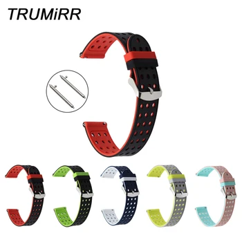 

Quick Release Silicone Rubber Watchband for Timex Armani DW CK Watch Band Wrist Strap 17mm 18mm 19mm 20mm 21mm 22mm 23mm 24mm