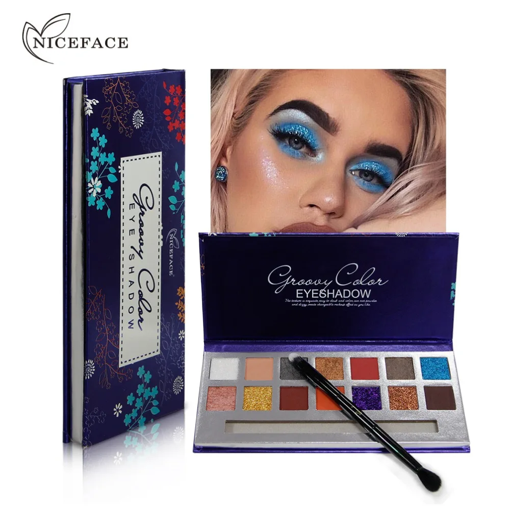 New 14 Colors Glitter Eyeshadow Palette Matt Shimmer Waterproof High Pigmented Wet Powder Long Lasting Eye Makeup Shadow Brush
New 14 Colors Glitter Eyeshadow Palette Matt Shimmer Waterproof High Pigmented Wet Powder Long Lasting Eye Makeup Shadow Brush