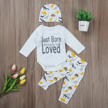 Toddler Infant Baby Boy Girl Clothes Romper+Dinosaur Print Pants Outfits Set
Toddler Infant Baby Boy Girl Clothes Romper+Dinosaur Print Pants Outfits Set