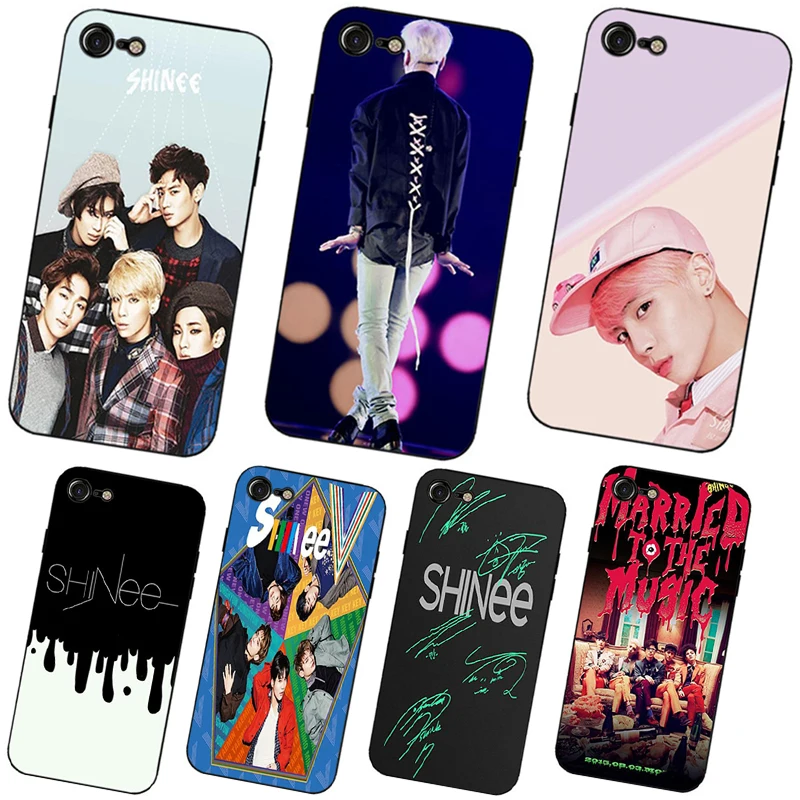 SHINee KPOP Boy group Fashion black soft TPU Silicone phone case for iphone 6 6s 7 8 plus X10 5 5S cover cases
SHINee KPOP Boy group Fashion black soft TPU Silicone phone case for iphone 6 6s 7 8 plus X10 5 5S cover cases