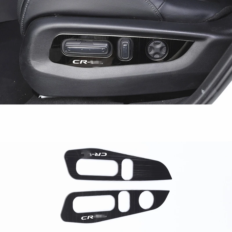Accessories for Honda CRV 5TH 2017 2018 2019 Interior Seat adjustment panel sticker stainless steel cover trim 2pcs
Accessories for Honda CRV 5TH 2017 2018 2019 Interior Seat adjustment panel sticker stainless steel cover trim 2pcs
