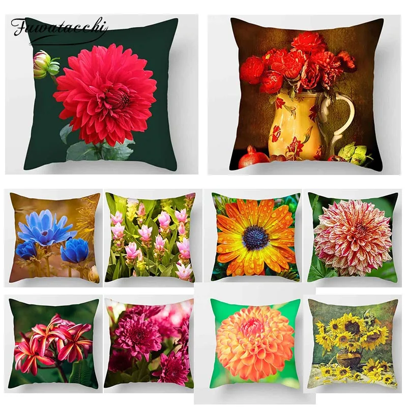Fuwatacchi Floral Print Wedding Decoration Cushion Cover Roses Throw Pillow Cases Home Chair Sofa Decorative Pillows Cover
Fuwatacchi Floral Print Wedding Decoration Cushion Cover Roses Throw Pillow Cases Home Chair Sofa Decorative Pillows Cover