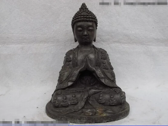 150401 S0193 9 Tibet Buddhism Temple Copper Bronze made Tathagata Sakyamuni Buddha Statue
150401 S0193 9 Tibet Buddhism Temple Copper Bronze made Tathagata Sakyamuni Buddha Statue