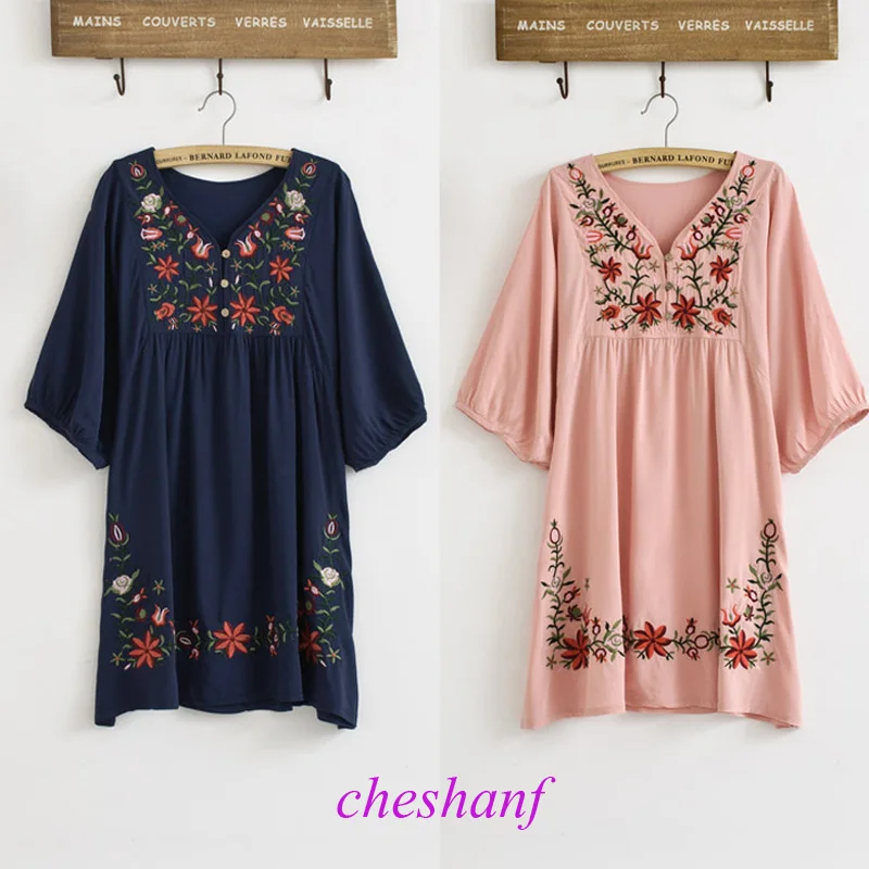New 2019 Spring Summer Vintage 70s Mexican Ethnic Floral Embroidered Blouse Boho Tops Women Clothing Blusas Free Shipping
New 2019 Spring Summer Vintage 70s Mexican Ethnic Floral Embroidered Blouse Boho Tops Women Clothing Blusas Free Shipping