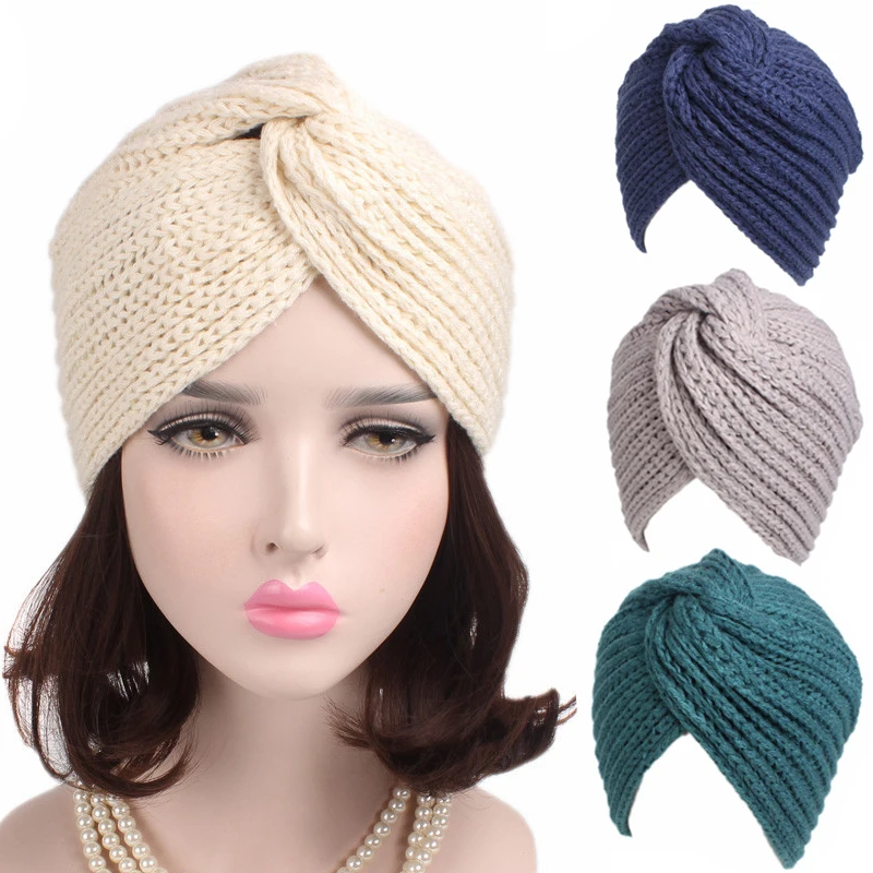 Muslim Winter Hat Warm Knit Caps Beanie Women Bonnet Sleep Chemo Turban Headwear Cancer Patients Classic Knotted Cross India Cap
Muslim Winter Hat Warm Knit Caps Beanie Women Bonnet Sleep Chemo Turban Headwear Cancer Patients Classic Knotted Cross India Cap