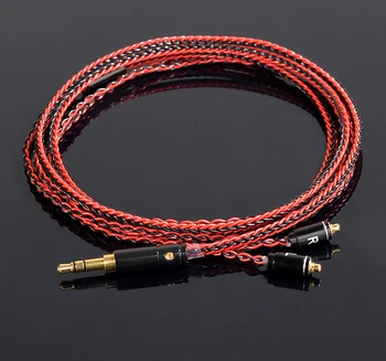 Hand Made DIY Updated 8 Cores 6N Copper Plated Silver MMCX Headset Line 3.5mm Plug Cable Cord For SE525 SE535 SE846 UE900 LA DT2
Hand Made DIY Updated 8 Cores 6N Copper Plated Silver MMCX Headset Line 3.5mm Plug Cable Cord For SE525 SE535 SE846 UE900 LA DT2