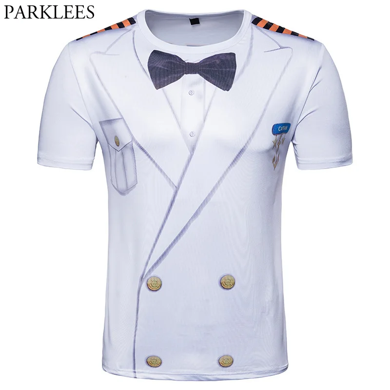 Mens 3D Fake Two Piece Sailor Suit T-shirt 2018 Brand New Slim Fit Short Sleeve Tee Shirt Homme Casual Hip Hop Streetwear Tshirt
Mens 3D Fake Two Piece Sailor Suit T-shirt 2018 Brand New Slim Fit Short Sleeve Tee Shirt Homme Casual Hip Hop Streetwear Tshirt