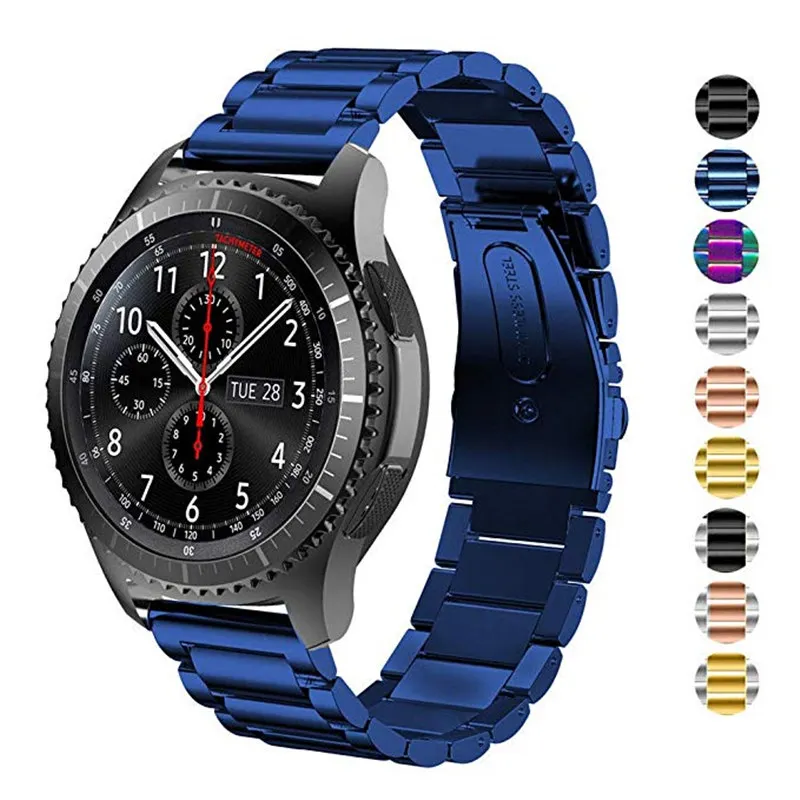 ASHEI 22mm Stainless Steel Watch Strap For Smasung Gear S3 Classic/Frontier Band For Samsung Galaxy Watch 46mm Amazfit Sport
ASHEI 22mm Stainless Steel Watch Strap For Smasung Gear S3 Classic/Frontier Band For Samsung Galaxy Watch 46mm Amazfit Sport