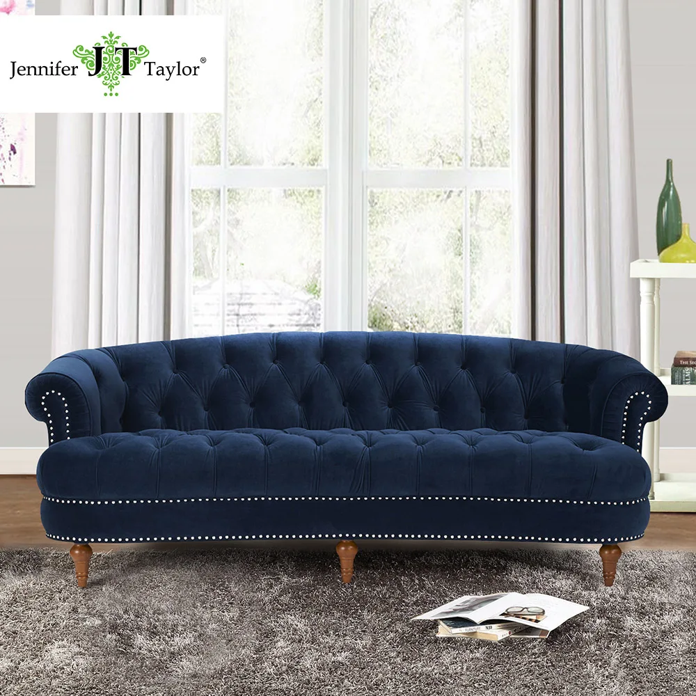 Jennifer Taylor La Rosa Estate Blue диван 85 "Ш х 40" Д 32 "H | Мебель